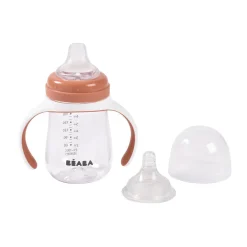 Biberon d'apprentissage 2 en 1 - 210ml Terracotta