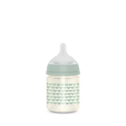 Biberon en verre avec tétine SX Pro 120 ml débit S Bonhomia