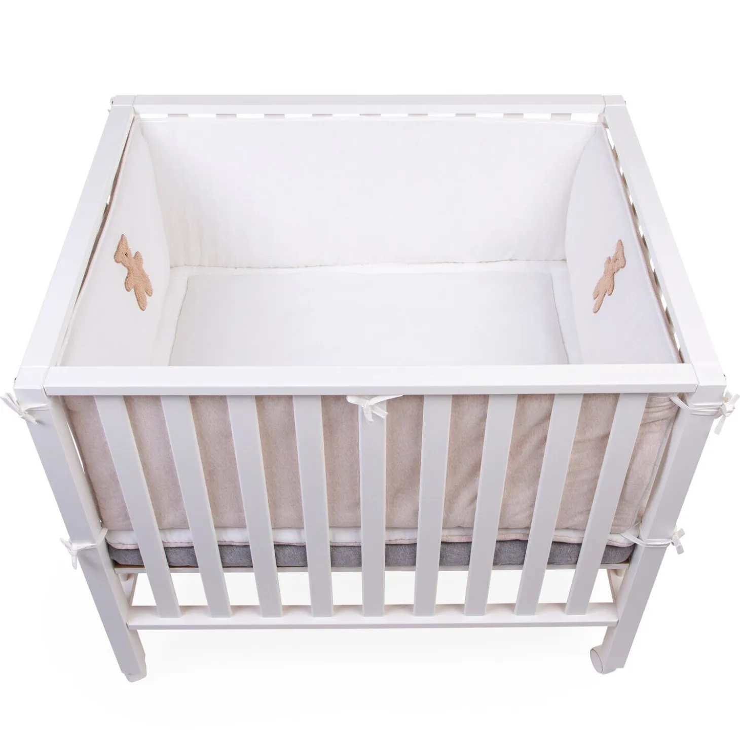 Contour De Parc - 35x340 Cm - Jersey Melange Beige / Muslin