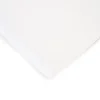 Drap Housse Lit Bébé - 70x140 Cm - Coton Bio - Blanc