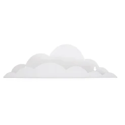 Etagère Murale Nuage - Métal - Blanc