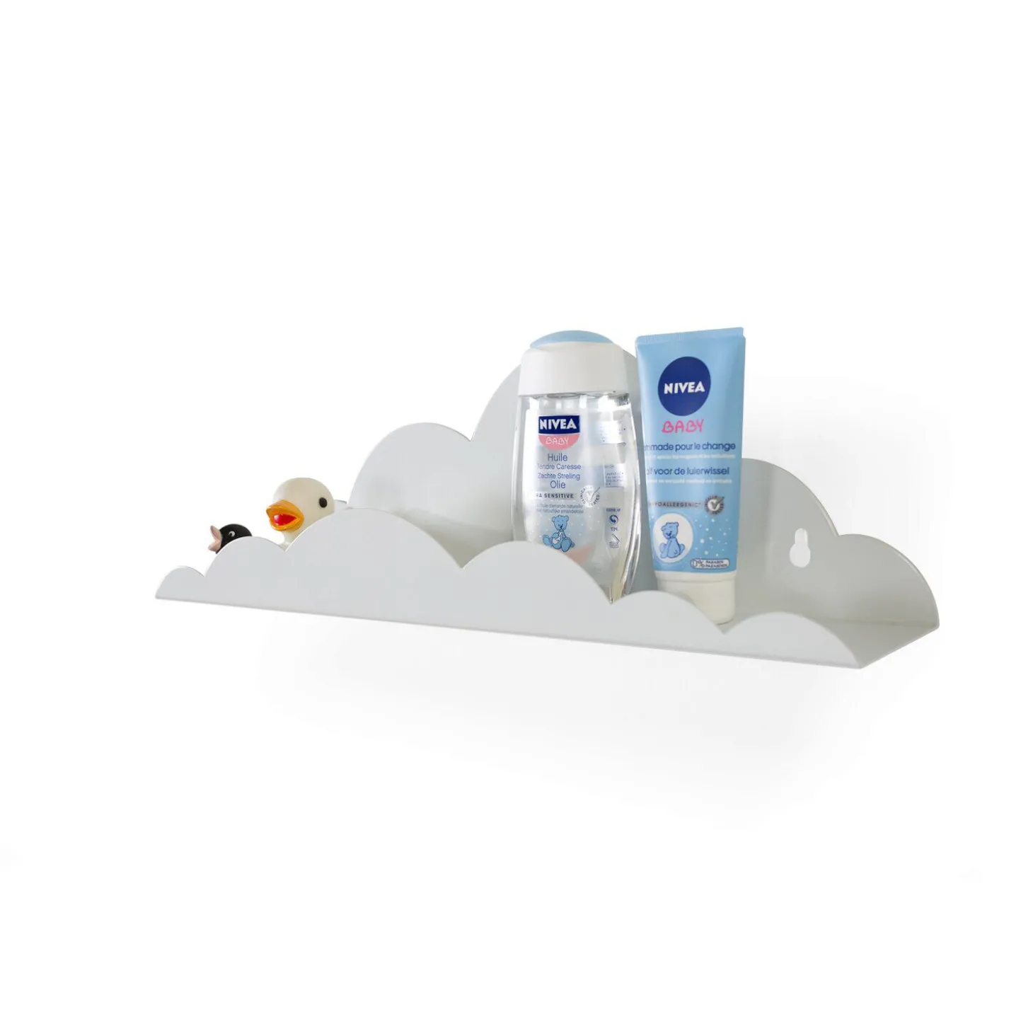 Etagère Murale Nuage - Métal - Blanc