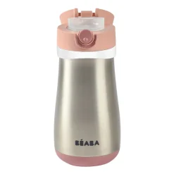 Gourde inox 350 ml Vieux rose