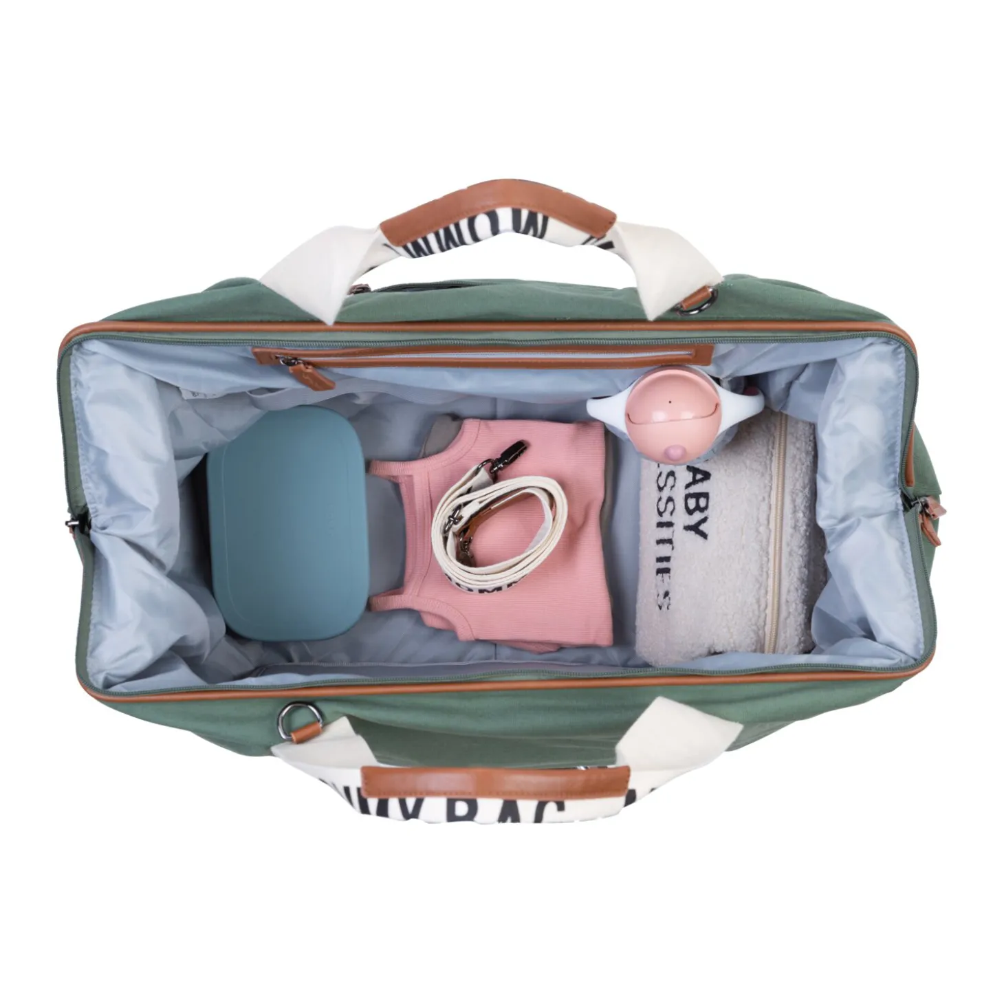 Mommy Bag ® Sac A Langer - Signature - Toile - Vert