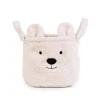 Panier De Rangement - 25x20x20 Cm - Teddy - Ecru