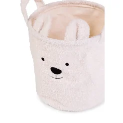 Panier De Rangement - 40x40x40 Cm - Teddy - Ecru