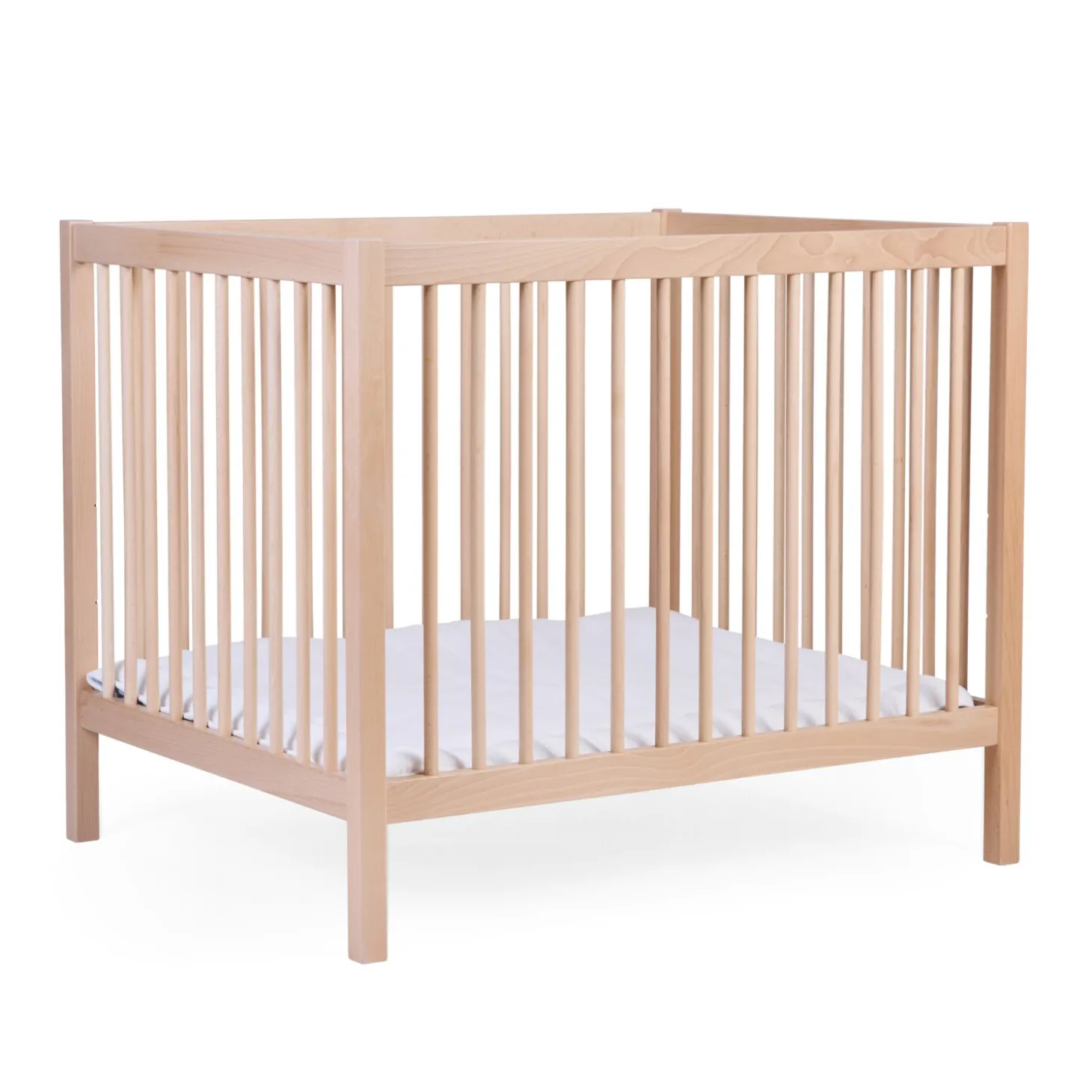 Parc 97 + Roues - 95x75 Cm - Bois - Naturel