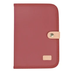 Protège carnet de santé Terracotta