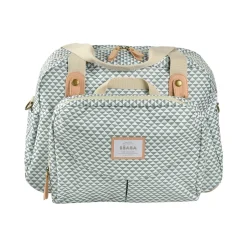 Sac à langer Genève Play print Vert sauge