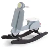 Scooter A Bascule - MDF - Bleu Menthe Noir