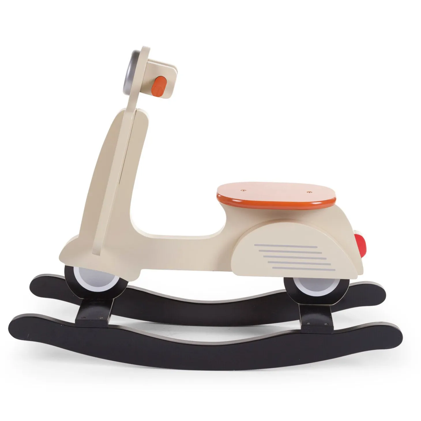Trottinette à bascule crème